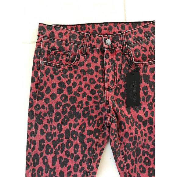 Carmar Multicolor Animal Print Ryan Skinny Stretch Jeans - Picture 6 of 10
